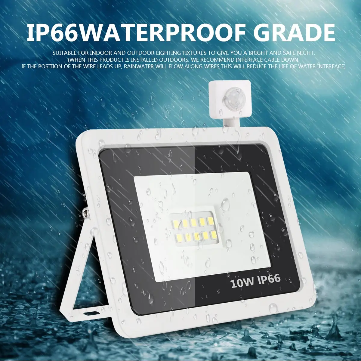 Потолочные Светильник лампа движения Сенсор отражатель светодиодный прожектор