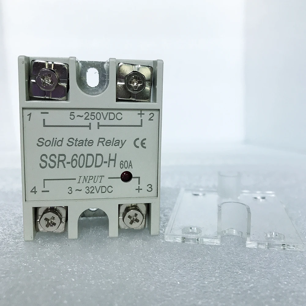 

Single Phase Solid State Relay Actually 3-32V DC TO 5-250VDC 60DD/60A 60DA 60VA 60AA Relay Solid State