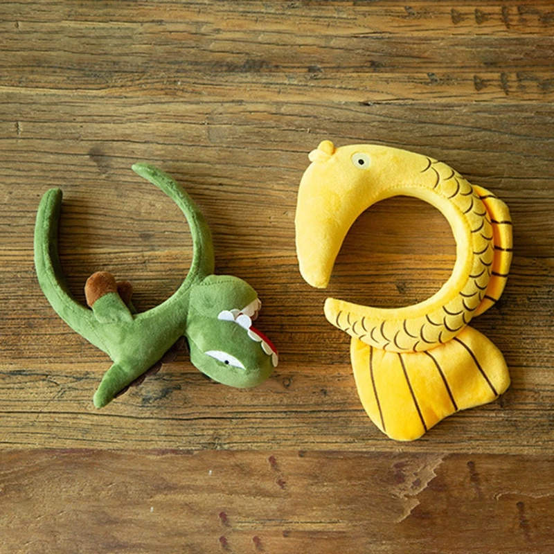 

Kids Children Cartoon Fish Dinosaur Headband Baby Photography Props Hairband Head Decoration Accessory