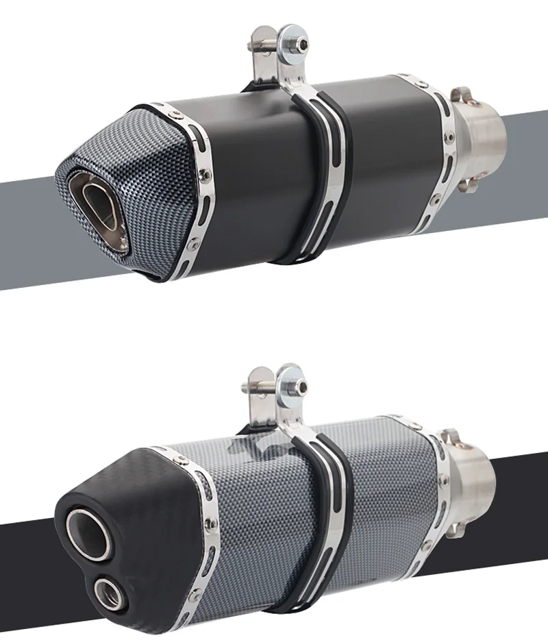 Универсальный глушитель выхлопной трубы мотоцикла труба ATV внедорожный