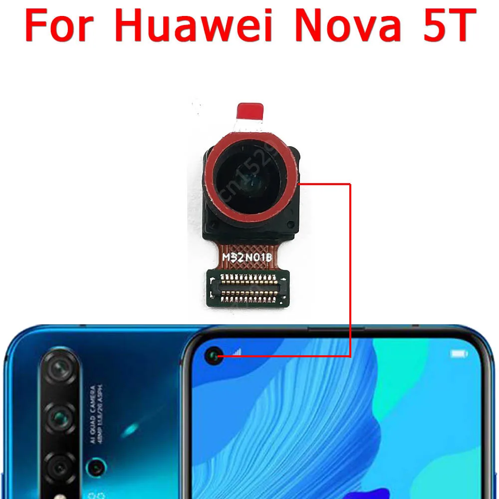 Модуль камеры переднего и заднего вида для Huawei Nova 5T запасные части замены |