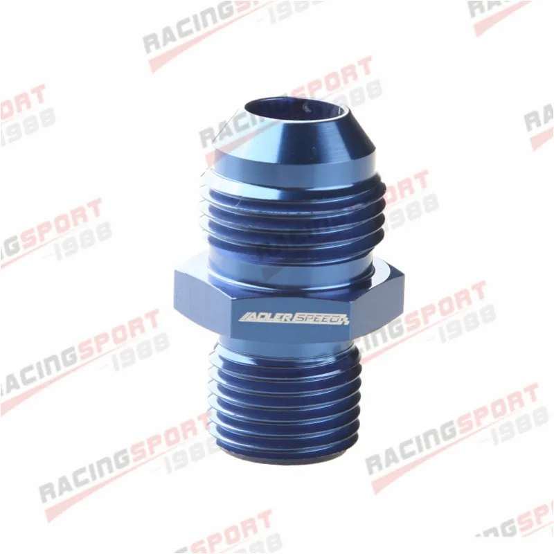 Male 8AN AN8 Flare к M16 x 1 5 (мм) метрический прямой фитинг черный/синий | Автомобили и