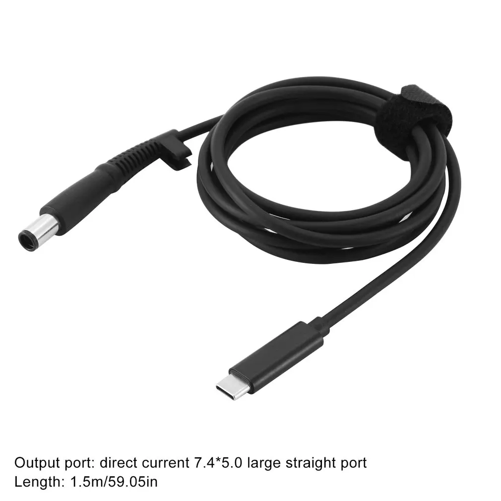 

PD Type C To DC Direct Current Converter Laptop Charging Cable Cord Power Adapter Power Supply Cable For HP for Hewlett-Packard