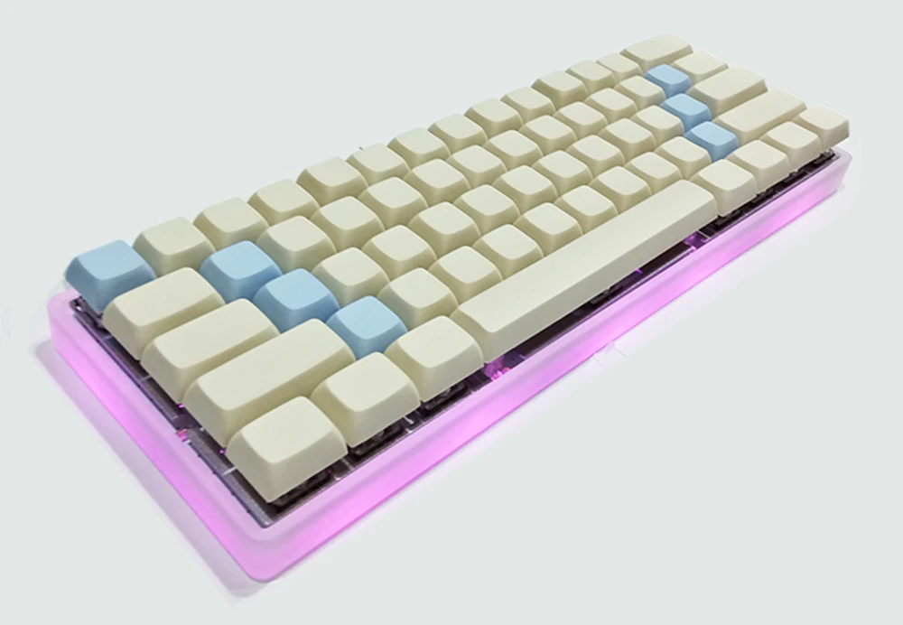GH60 DIY Матовый Акриловый чехол с ЧПУ корпус с ЧПУ пластины PCBA стабилизаторы для 60% мини механическая клавиатура