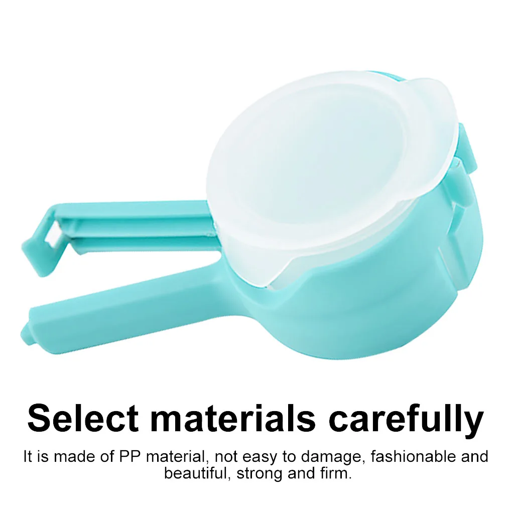 

New Seal Pour Food Storage Bag Clip Snack Sealing Clip Keeping Fresh Sealer Clamp Plastic Helper Food Saver Travel Kitchen Tools
