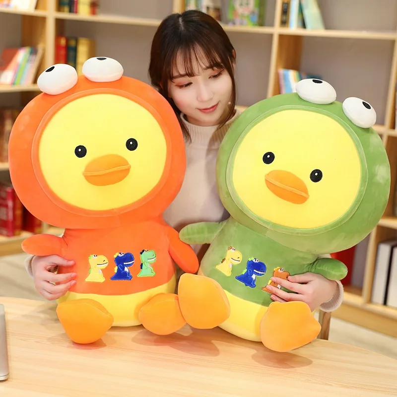 Новинка плюшевая утка игрушка плюшевый динозавр кукла мягкая набивная