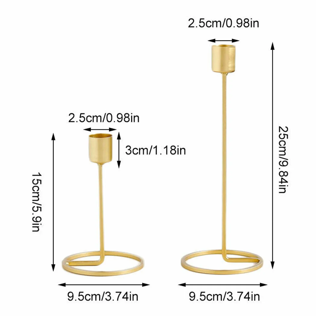 

Accessories Candle Holder Wedding Candle Candlestick Decor Decoration Gold