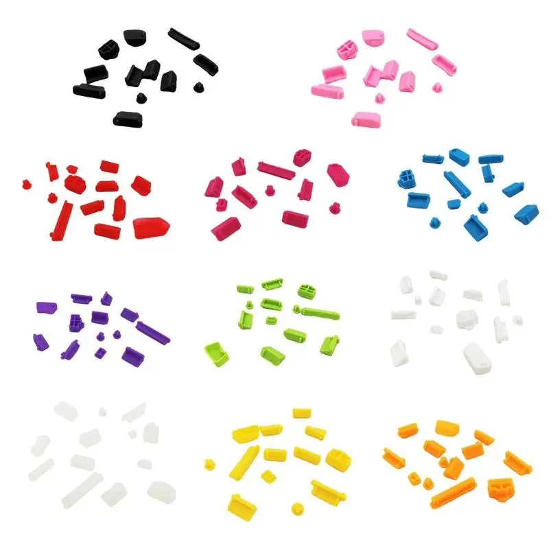 

Universal Elastic Silicone Anti-dust Laptop Port Protector Cover Stopper Computer Dustproof Notebook Port Plug Anti-dust J7T7