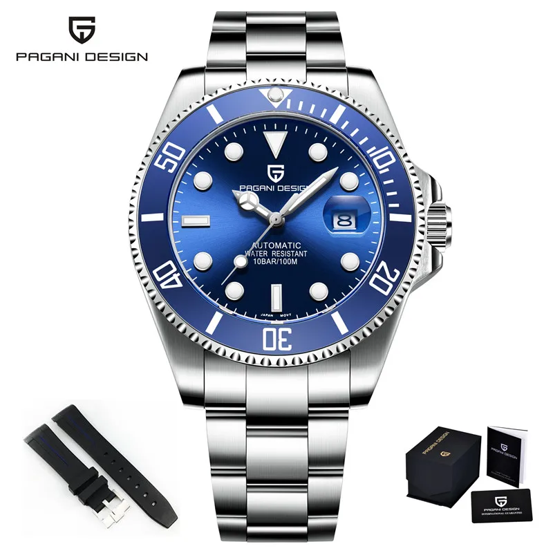 PAGANI дизайнерские Роскошные Брендовые мужские часы с сапфировым стеклом