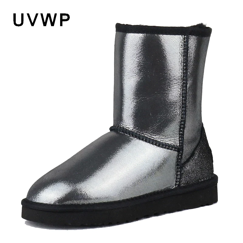 ; Коллекция года; зимние сапоги на натуральном меху; классические Mujer Botas; водонепроницаемые зимние сапоги из натуральной овечьей кожи; женская обувь