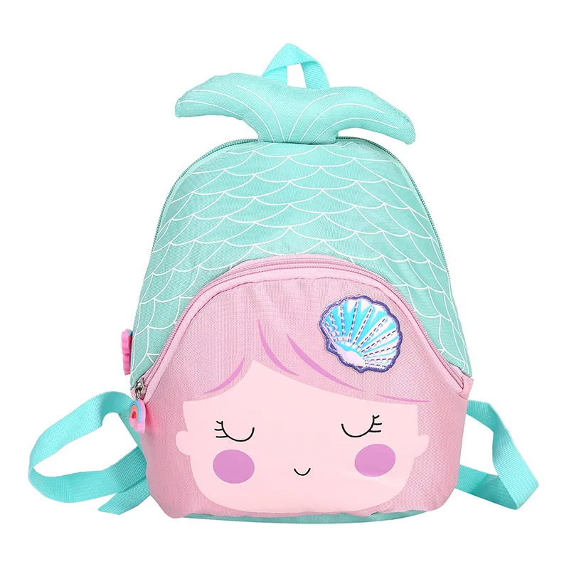 Милые школьные ранцы для девочек, милые рюкзаки с 3d-рисунком маленькой Русалочки для детей дошкольного возраста, подарок для детей