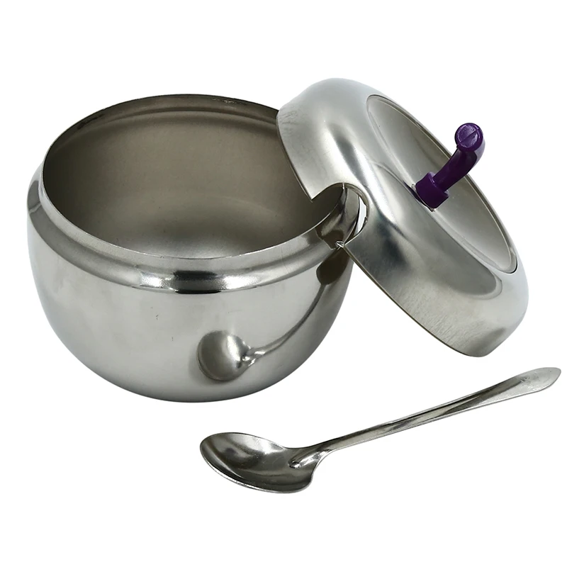 Spice Boxes Cooking Tools Colorful Apple Shape Kitchen Accessories Stainless Steel Seasoning Box Jar Storage Containers | Дом и сад