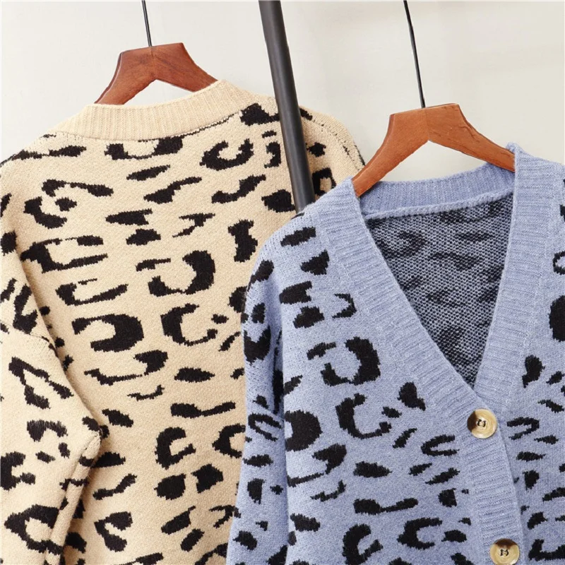 Корейский Повседневный вязаный женский свитер-кардиган 2019 ленивый свободный