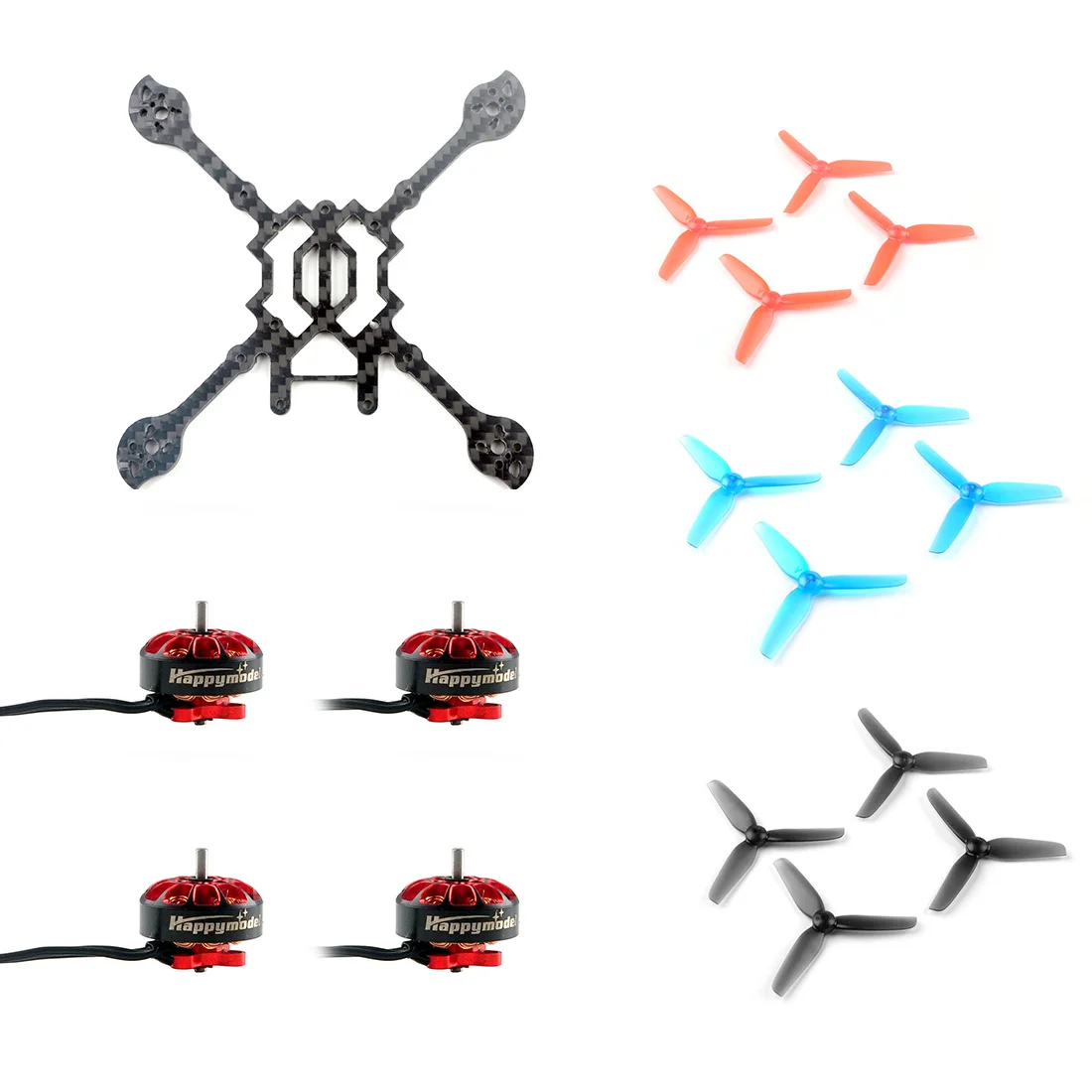 Happymodel личинка X HD 125 мм комплект из углеродного волокна для рамы с 1203 6200KV 2 3S мотор 5