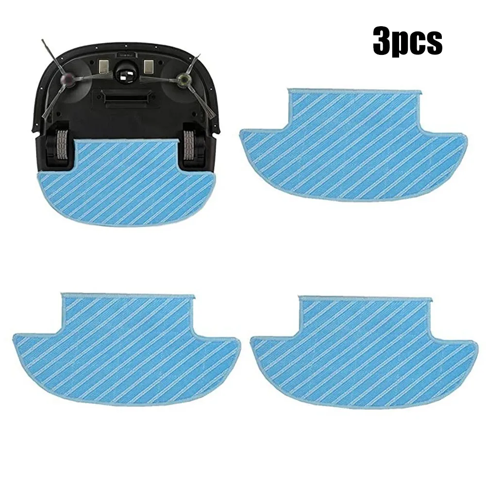 

3Pcs Microfibre Pads For Ecovacs DEEBOT SLIM / SLIM2 Robot Vacuum Cleaner Part Dry Or Wet Soil Cleaning Brushes