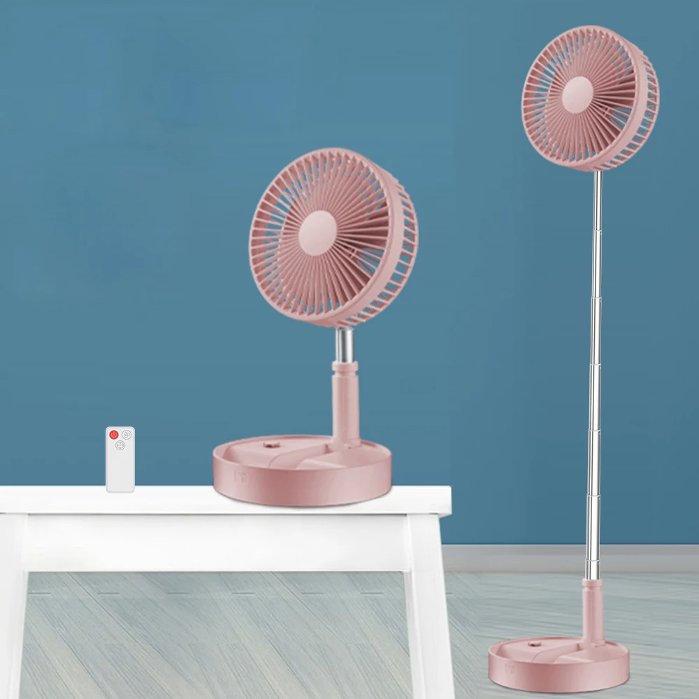 

Складной растягивающийся вентилятор Настольный охлаждающий вентилятор 3 в 1 с пультом дистанционного управления 4 скоростной бесшумный ноч...