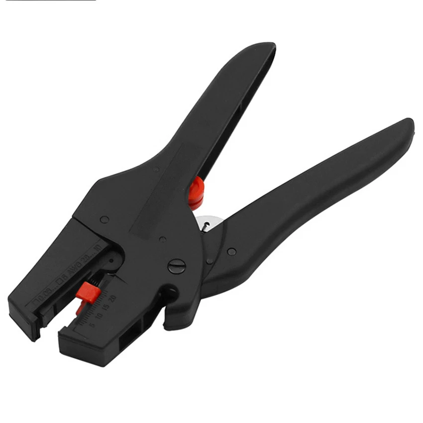 

Flat Nose Self-Adjusting Insulation Pliers Wire Stripper Range 0.08-2.5mm2 Wire Cable Stripping Cutter Electrician Tool