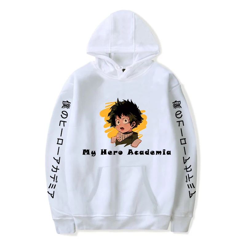 

2021 толстовки с капюшоном в японском стиле моя геройская академия, свитшоты, Мужская Уличная одежда с героями мультфильмов, повседневная муж...