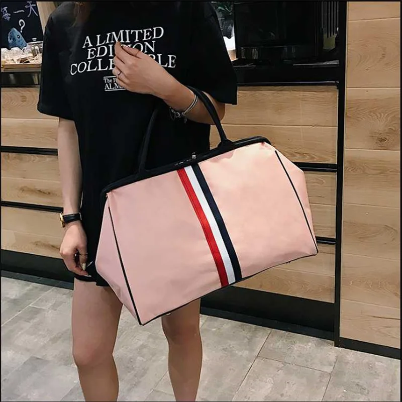 Large-capacity Portable Travel Bag Female Duffel Bag Short-distance Travel Travel Bag Light Travel Bag Male Fitness Bag