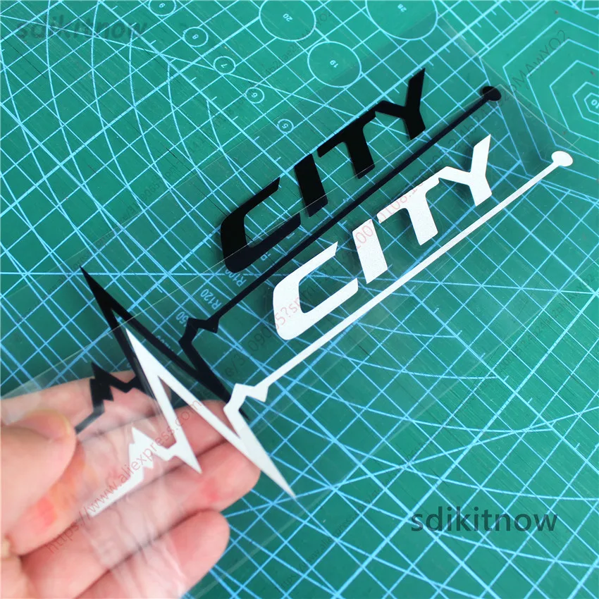 

1pc New Heart Car Decal Sticker Styling Windows Door Decoration For honda city 2010 2012 2013 2015 accessories 2016 2018 2019