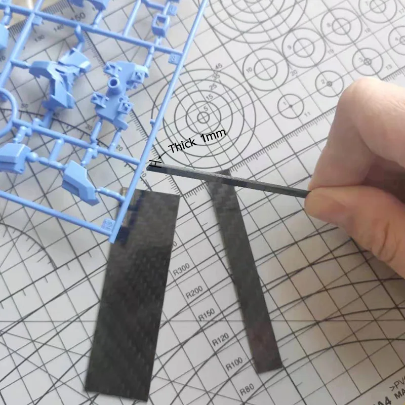 Шлифовальная доска из углеродного волокна для хобби ультратонкий легкий