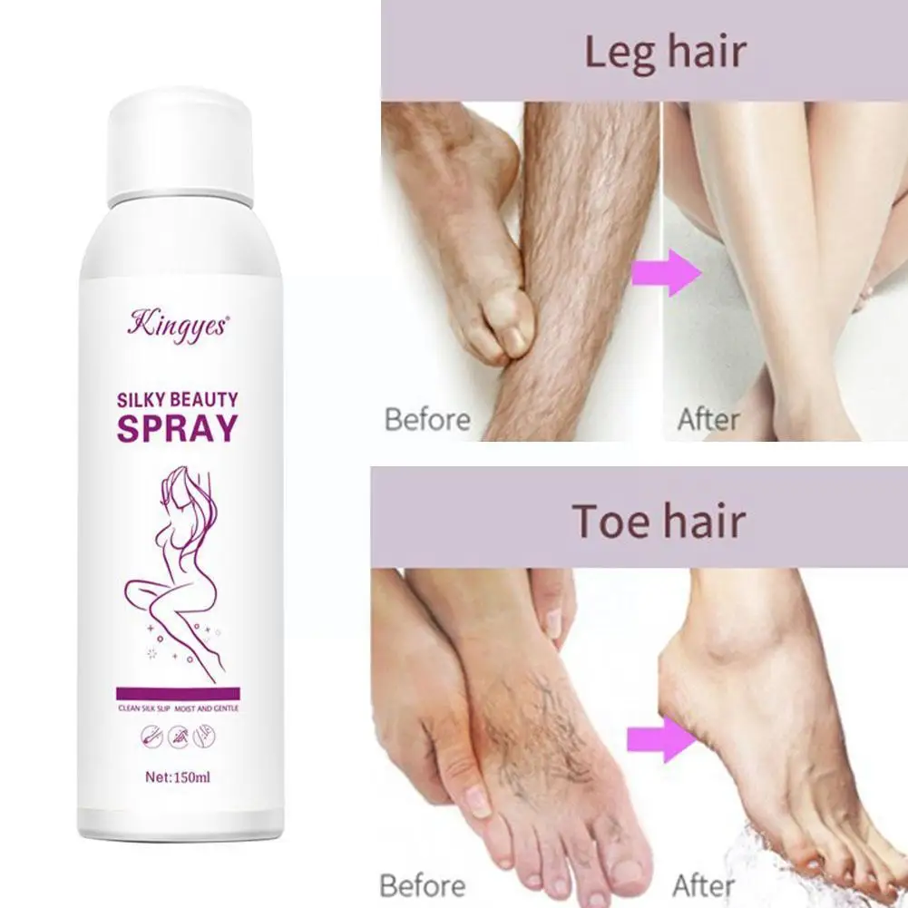 

150ML Hair Remover And Growth Inhibitor Removal Cream Armpit Legs Spray Intimate Body Painless Bikini Face Beard J2D2