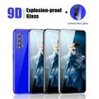 Закаленное стекло 2 в 1 для Honor 9n 7s 8s 9s 7x 8x max 9x8 pro lite