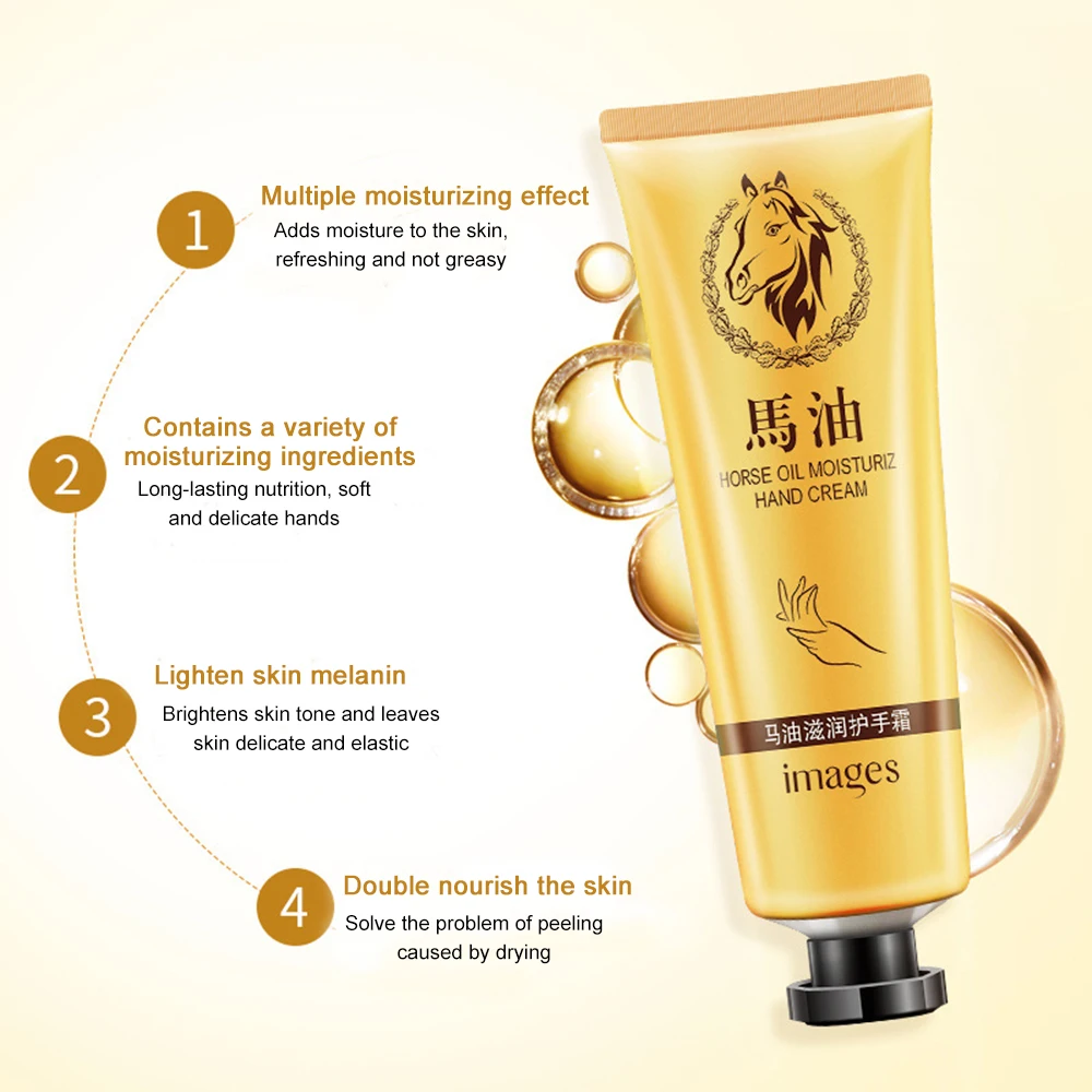 

NEW 30g Winter Anti-crack Hand Cream Horse Oil Repair Anti-Aging Whitening Hand lotion Nourishing Hand Care Cream TSLM2