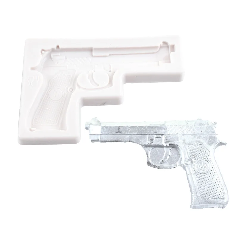 

Cool Gun Bullet Shape Silicone Mold Aroma Stone Ornaments Resin Kitchen Baking Tools DIY Cake Pastry Chocolate Fondant Moulds