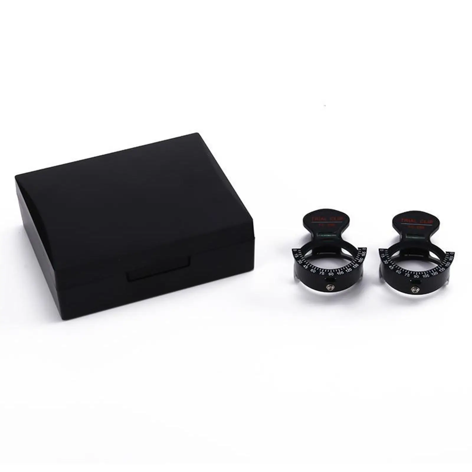 

2x Optical Adjustable Optical Test Lens Frame Clip Scale 0 ° -165