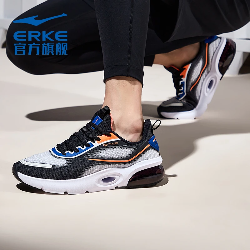 

Hongxing Erke running shoes men's autumn 2021 new half palm air cushion rebound cushioning running shoes wear-resistant sports s