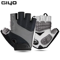 giyo cycling half finger gloves breathable lycra fabric dh outdoor mittens mtb road bike men bicycle gel fingerless gloves