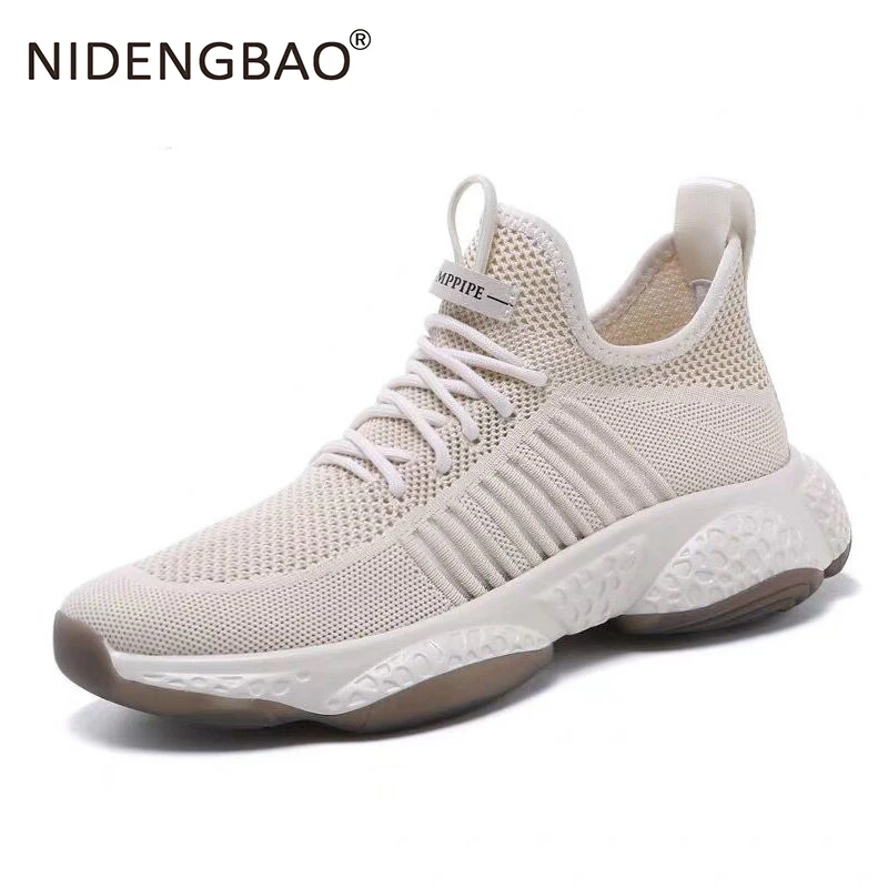 Men Breathable Running Shoes Mesh Outdoor Sneakers Male Athletic Breathable Footwear Lightweight Training Shoes Zapatillas Size