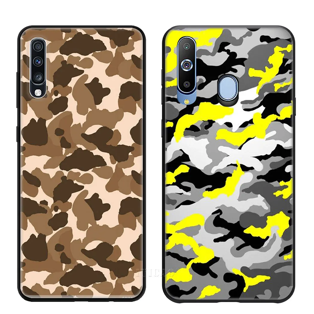 IYICAO камуфляжного цвета из мягкого силикона с узором чехол для samsung J6 A9 A8 A7 A6 плюс