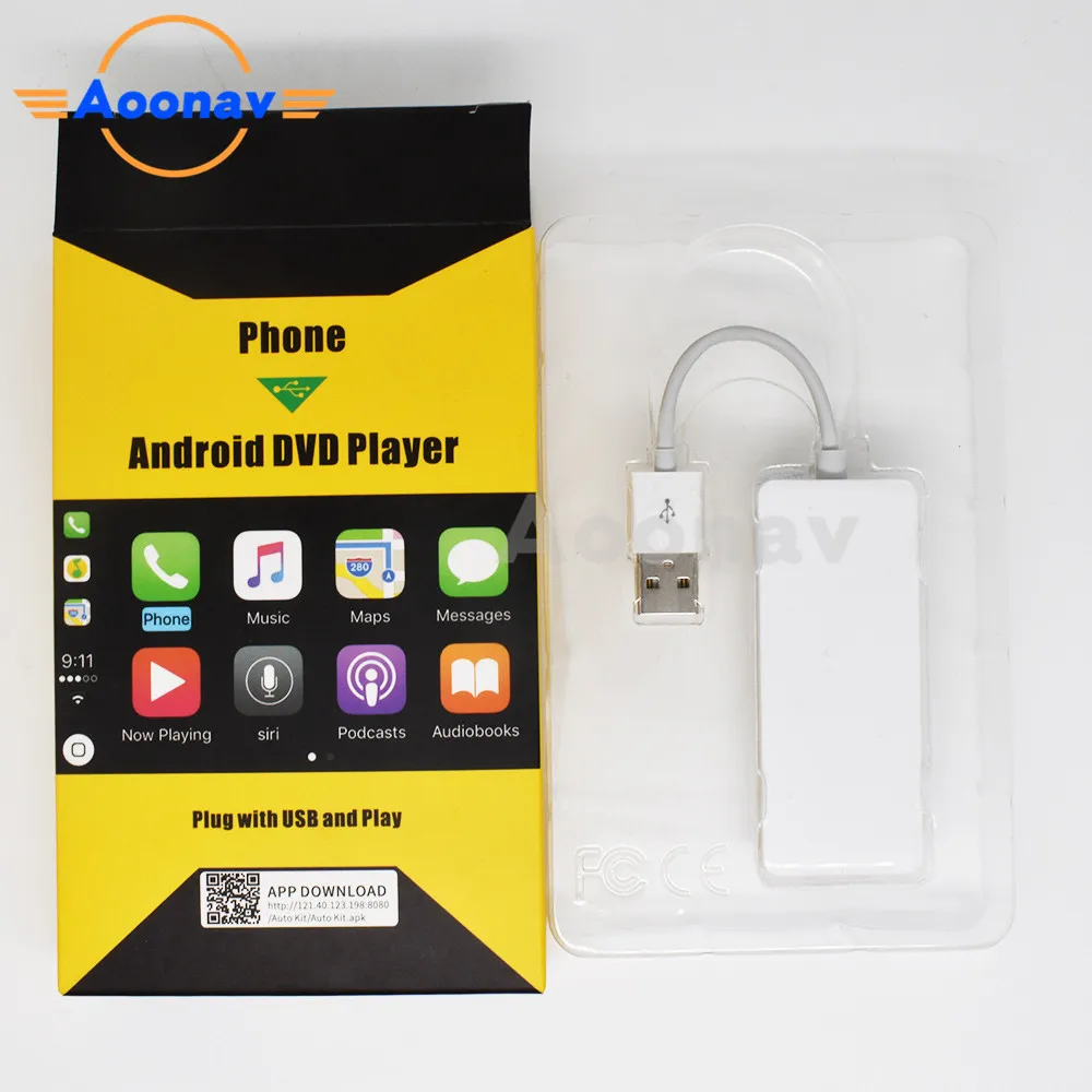 Carplay Adapter Dongle USB Smart Link Apple CarPlay for Android Navigation Player Mini USB Carplay Stick With Android Auto