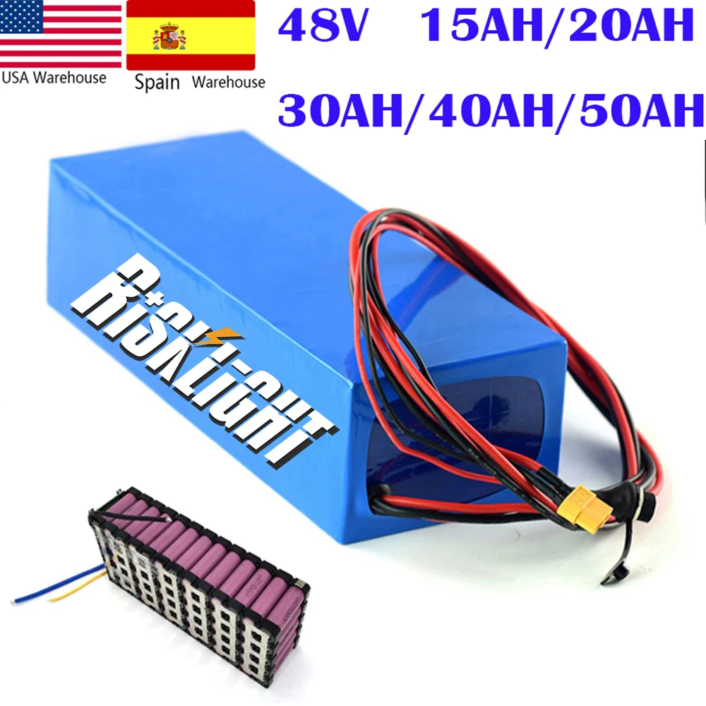 Аккумулятор Электрический для электровелосипеда 48 В 30 Ач 15 20 1000 Вт | Спорт и