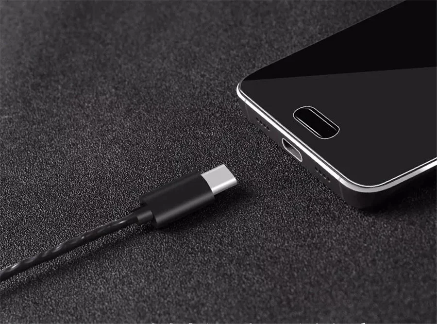 Usb type-C проводные наушники 4D стерео в ухо музыкальные наушники гарнитура в линии с регулятором громкости с микрофоном для смартфона