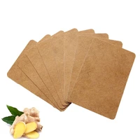 10pcs ginger detox patch slimming body neck knee pad pain relief remove toxin foot help sleep adhesive pads foot sticker