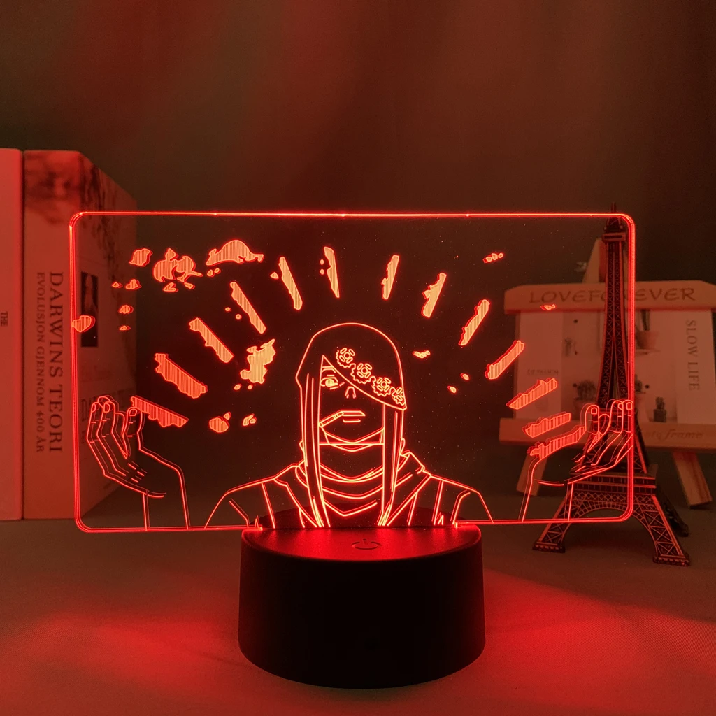 

Anime Led Light Fire Force for Bedroom Decoration Nightlight Birthday Gift Room Decor Table 3d Lamp Fire Force