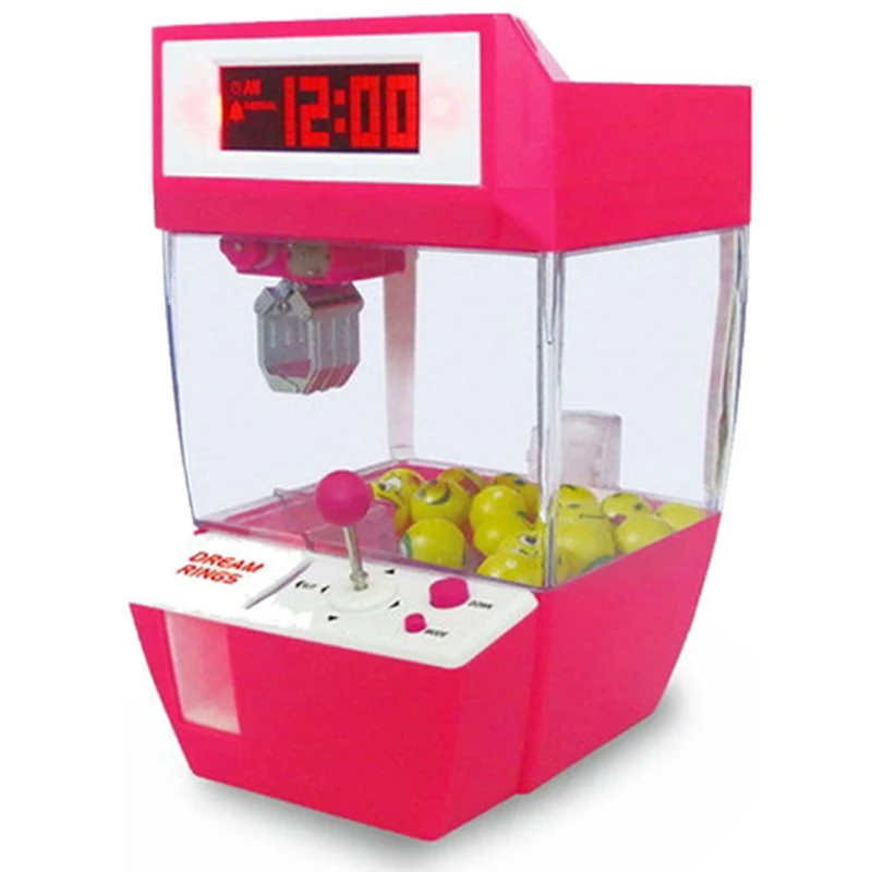 

Doll Claw Machine Mini Slot Game Vending Candy Machine Grabber Arcade Desktop Caught Fun Music Funny Toys Gadgets Kids