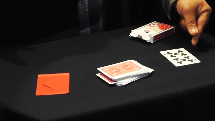 Трюк который можно объяснить! От Mark Elsdon Gimmick Card Волшебные трюки для