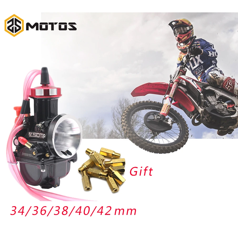 Модифицированный карбюратор ZS Bikes с основным струйным комплектом ZSDTRP черный 34 36 38
