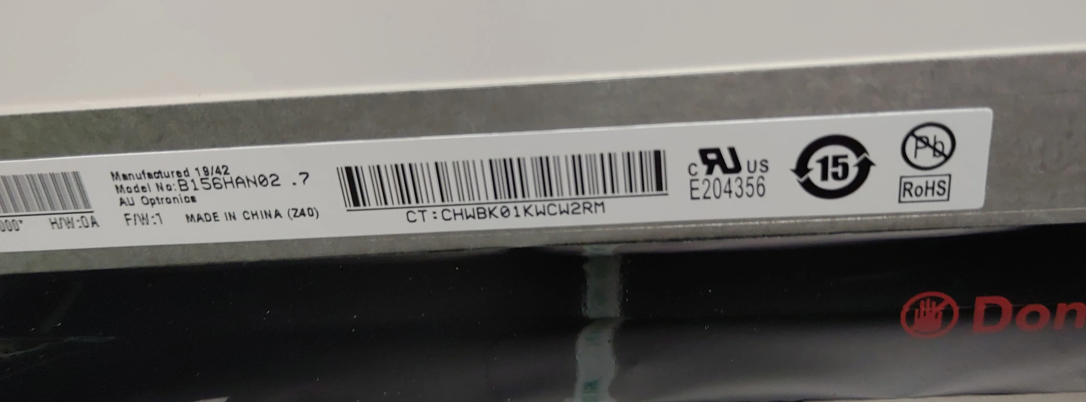 B156HAN02.7 IPS светодиодный экран матрица для ноутбука 15 6 дюймов 1920X1080 FHD 30Pin eDP