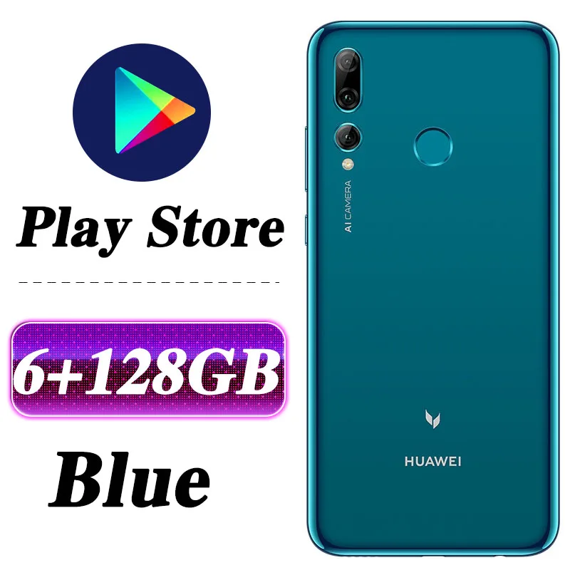 6G 128G Blue huawei Maimang 8, 6 ГБ, 128 ГБ, мобильный телефон Kirin 710, четыре ядра, 6,21 дюймов, 2340x1080, отпечаток пальца, Android 9,0 - Цвет: 6G 128G Blue