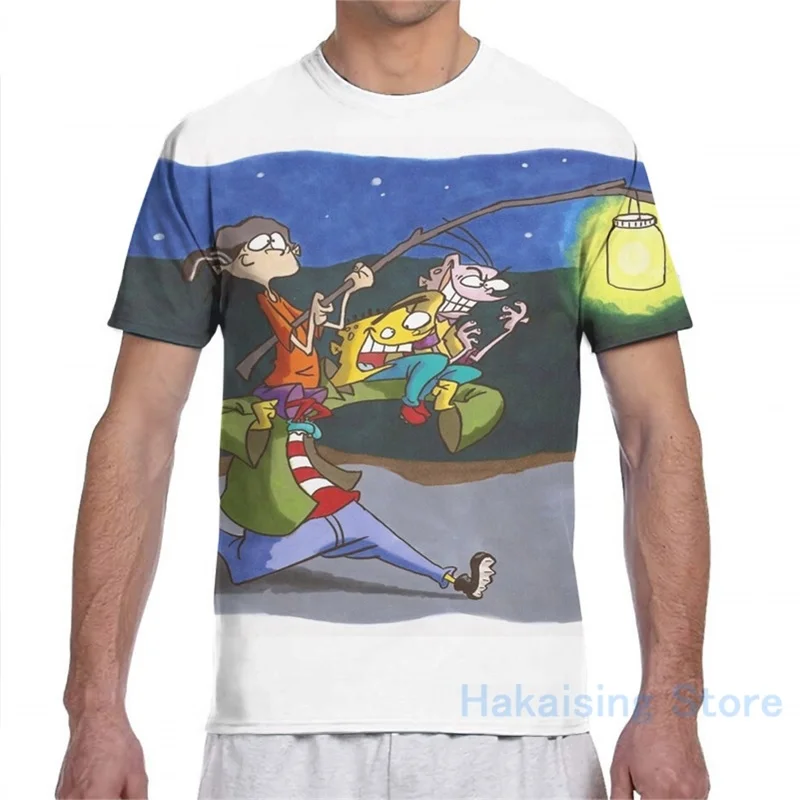 Ed Edd n Eddy Мужская футболка женская с принтом модная для девочек топы мальчиков