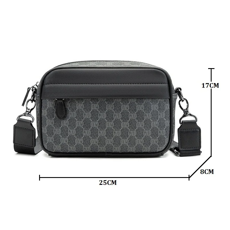 

New Fashion Men Crossbody Bags For Luxury Bolsos High Quality Sac Shoulder Designer Gxd Letters Printed Bag PU Leather Mochila