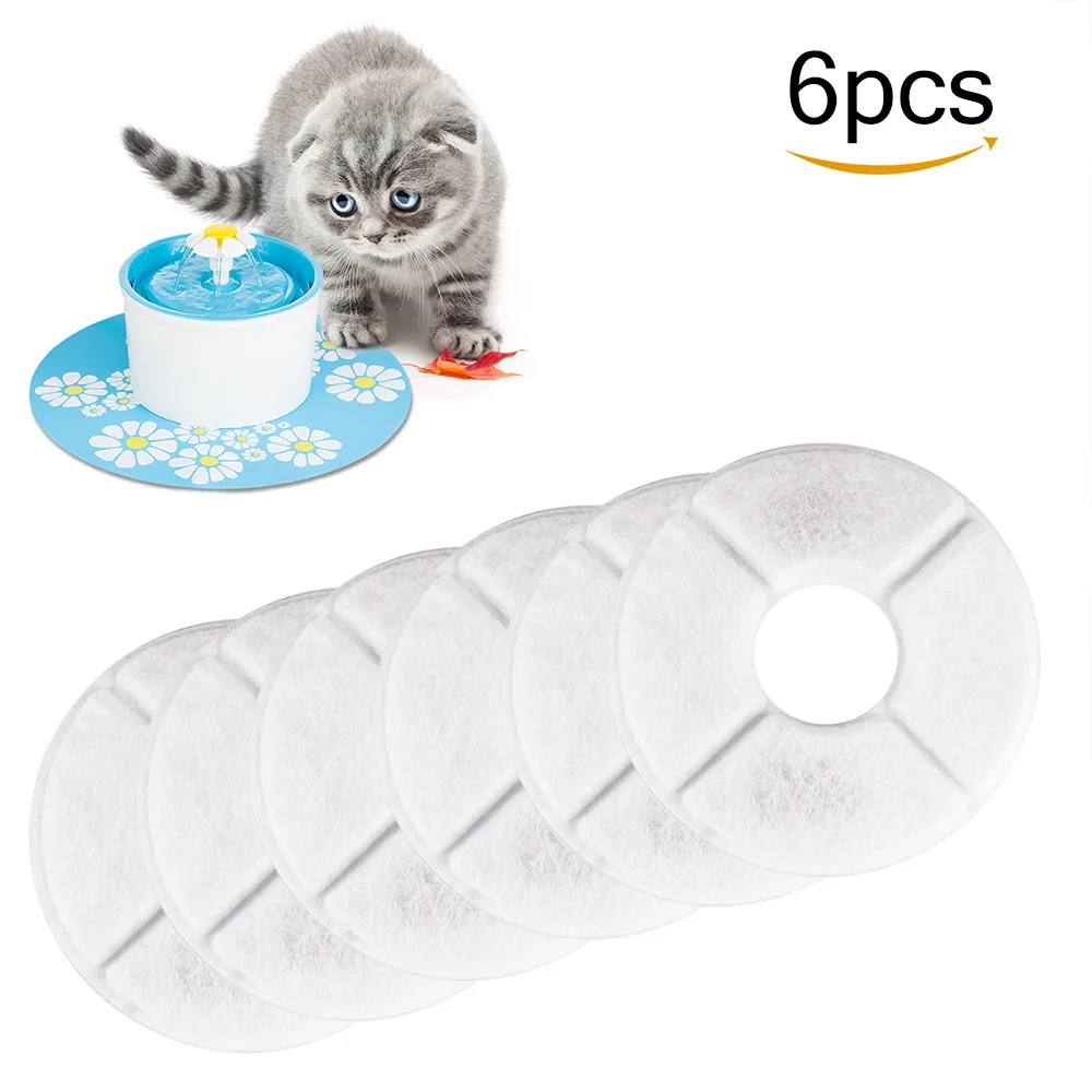 

Фильтр для фонтана Cat & питьевая вода для собак круглый угольный фильтр для фонтана 6 шт.