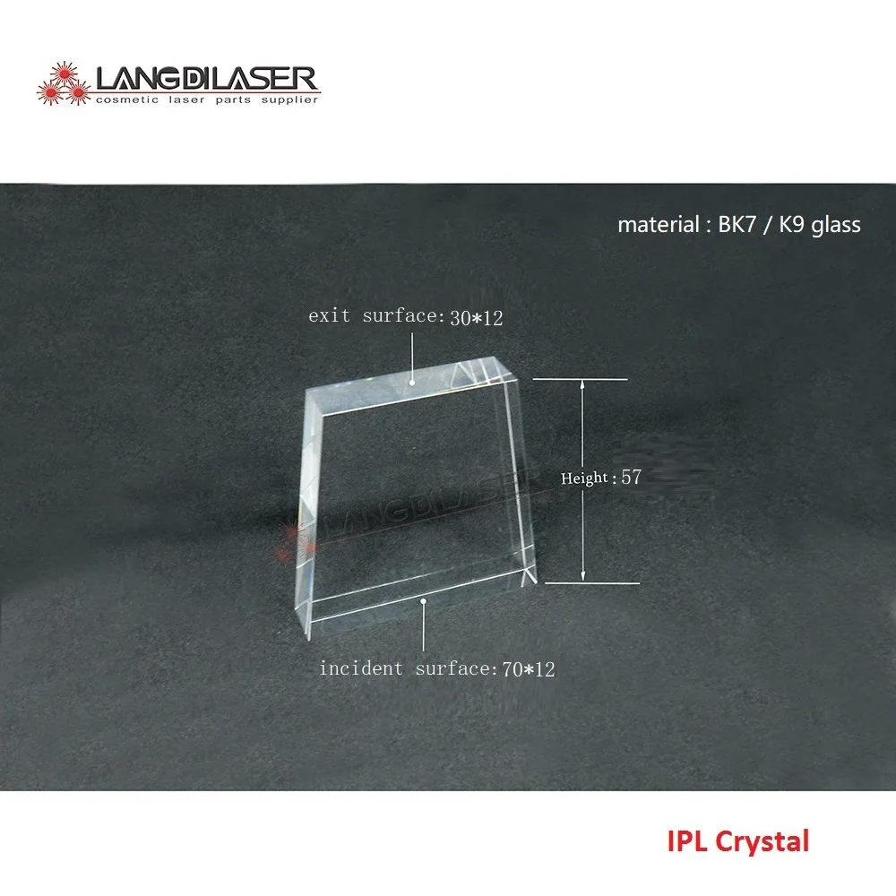 Трапециевидная световая направляющая crystal 70*12 + 30*12 высота: 57 мм трапециевидная