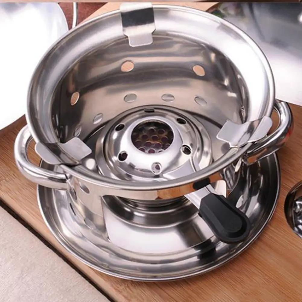 

Outdoor Alcohol Stove Burner Set Outdoor Picnic Camping Stainless Steel Portable Alcohol Stove Fuel Furnace Burner With Handle