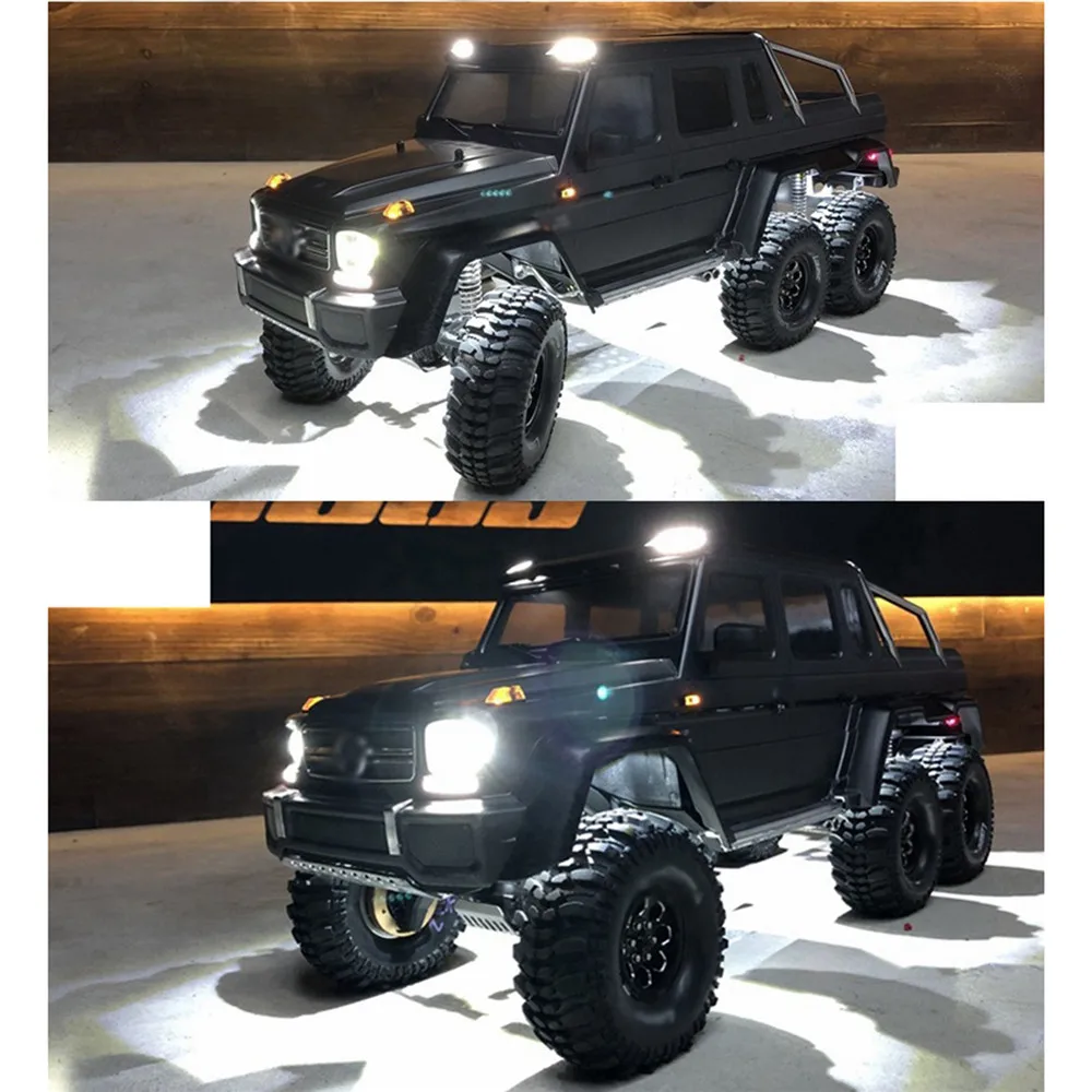 

Водонепроницаемый комплект светодиодных ламп для TRAXXAS Benz TRX6 G63 AMG 6x6 RC запчасти для обновления автомобиля